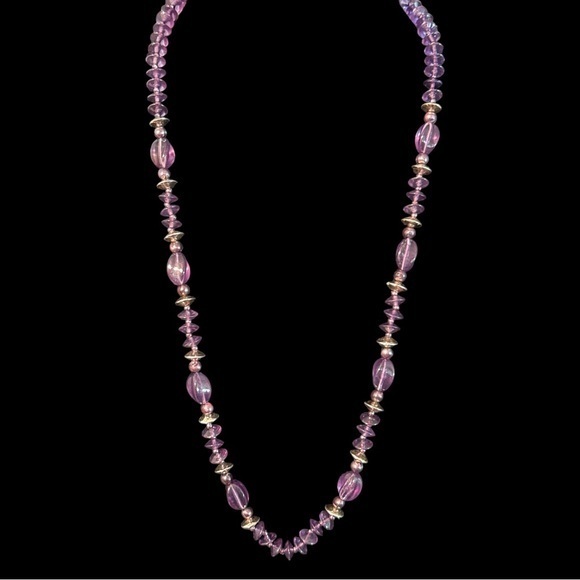 Vintage‎ Worthington Purple Necklace - Picture 1 of 5